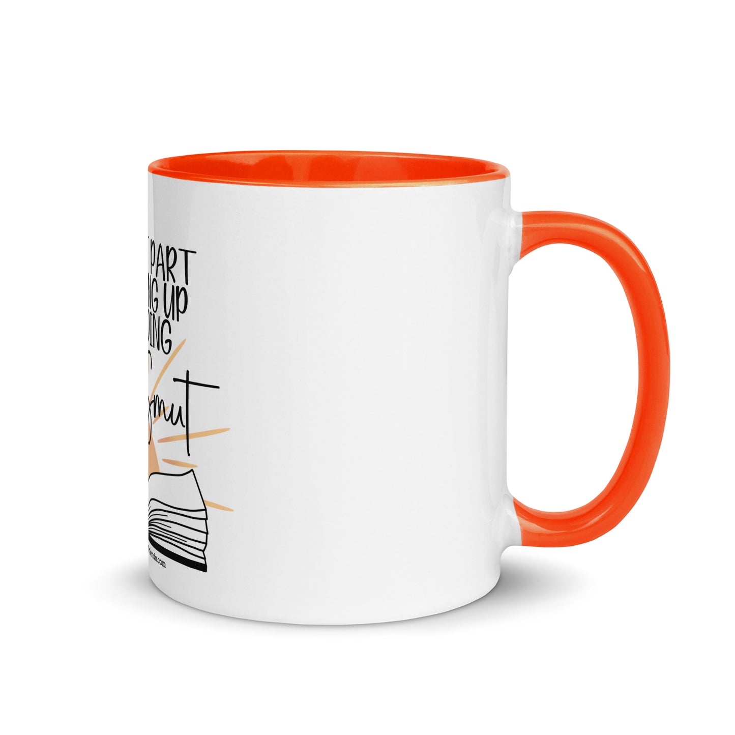 Best Part of Waking Up Mug with Color Inside