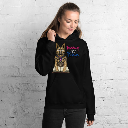 Reading aint for pussies Unisex Hoodie