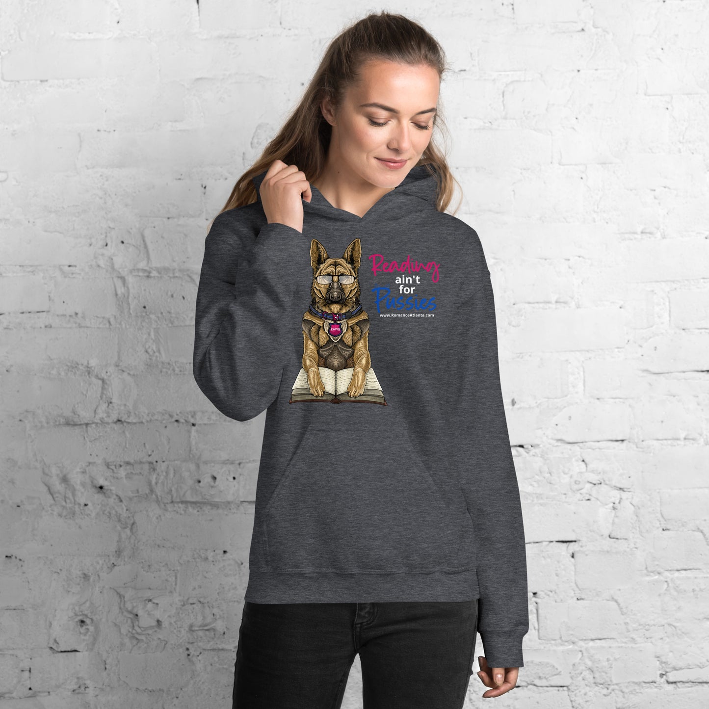Reading aint for pussies Unisex Hoodie